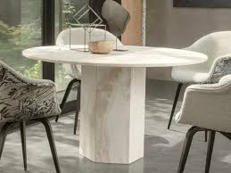 4.3 out of 5 stars. Gubi Epic White Travertine 51 Wide Round Dining Table Gub10042390