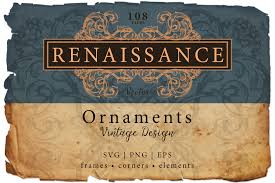 Download Vintage Decorative Renaissance Ornaments Graphic By Ornamentstock Creative Fabrica SVG Cut Files