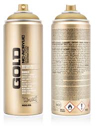 Montana Gold 400ml Metallic Colors Montana Cans Highest Quality Spray Paint Made In Germany