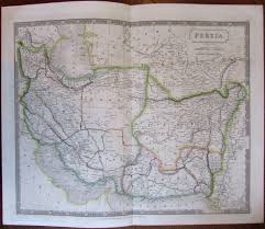 Azerbaijan is a country covering 86,600 km2 (33,400 sq mi) in the caucasus region of eurasia. Persia Khoras Cabul Afghanistan Beloochistan Azerbaijan Iran 1828 Old Color Map 1828 Karte Raremapsandbooks