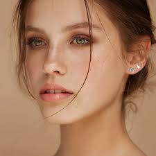 925 prata esterlina relâmpago brincos para mulheres estrela de david lua  coração brinco elegante casamento 999 jóias de prata