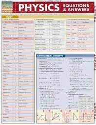 Physics Equations Answers Quick Study Reference Guide Cards Overstock Com Shopping The Best Deal Physics Concepts How To Study Physics Physics Formulas