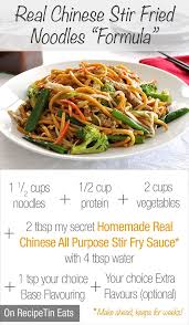 Chinese Stir Fry Noodles Build Your Own Recipe Chinese Stir Fry Chinese Stir Fry Noodles Chinese Stir Fry Sauce