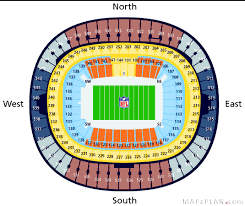 Wembley Stadium Seating Plan Nfl American Football