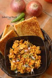 Egg Bhurji Recipe With Boiled Eggs Bread Toast And Bhurji Jinoos Kitchen Recipe Boiled Egg Recipes Egg Recipes Recipes