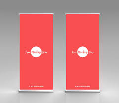 Free Rollup Stand Standy Mockup For Advertisement Free Mockup Zone Free Mockup Mockup Rollup Banner