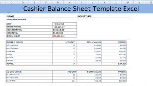 Beginning cash on hand, total daily sales, cash paid out, total should be, actual cash count, over/under. Cashier Balance Sheet Template Excel Spreadsheettemple