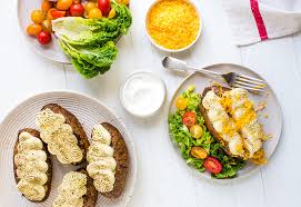 Jacket potatoes and chilli are great comfort food when the nights draw in. Stuffed Baked Potatoes Heinen S Grocery Store