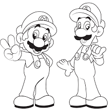 Printable Luigi Coloring Pages Super Mario Coloring Pages Mario Coloring Pages Cartoon Coloring Pages