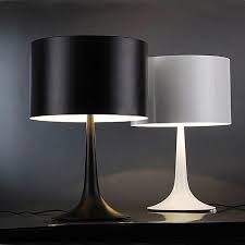 Nordic Style Creative Bedroom Bedside Table Lamp Gentry Desk Light Decorative Table Lighting White Black Table Lamp Contemporary Table Lamps Modern Table Lamp