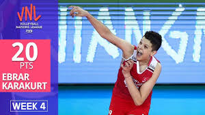 Our national volleyball player, who was born in january 2000, was born in istanbul. Ebrar Karakurt Highlights Usa Vs Turkey Women S Vnl Volleyball 2019 20 Pts Youtube