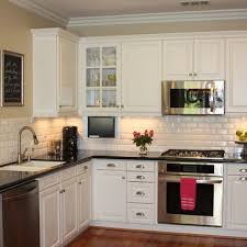 Black Granite With White Subway Tile White Subway Tile Kitchen Kitchen Design Small Kitchen Inspirations