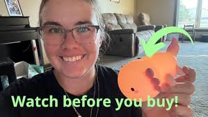 Axolotl Night Light, LED Cute Silicone Nursery Axolotl Lamp for Kids,  Rechargeable Squishy Nightlight Touch Nightlight Bedside Lamp with 20  Minutes Timer for Breastfeeding, Funny Decor, Cute Gifts