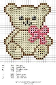 Mini apple cross stitch pattern. Cross Me Not Tiny Teddy Adorable Teddy Bear Cross Stitch Pattern Cross Stitch Cross Stitch Designs Cross Stitch Animals