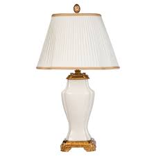 Atasha Modern Classic White Ceramic Gold Accent Table Lamp In 2020 Table Lamp Lamp Gold Accent Table