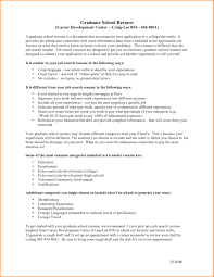 resume templates grad school resume