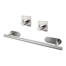 Con i nostri set di accessori, puoi facilmente dare al tuo bagno un look organizzato e uniforme. Portasciugamani Da Parete Zealboom Autoadesivo Porta Salviette Da Bagno Con 2pcs Gancio Adesivo Di Acciaio Inox Porta Asciugamano Per Bagno Cucina Camera Da Letto Accessori Bagno Towel Holder Arredamento E Casa