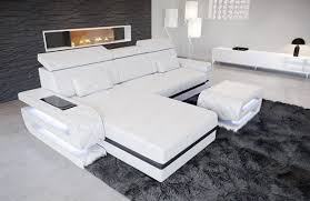 Ecksofa bettfunktion wahlbar sofa l form recamiere farbwahl do fox kaufen bei eh mobel. Ledersofa Bologna In Der L Form Moderne Couch Als Ecksofa