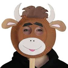 How To Make A Cow Mask Cow Craft Animal Crafts Paper Plate Animals