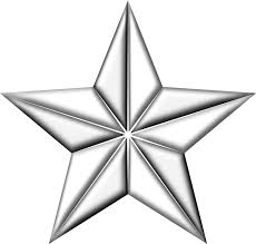 Download 3d Segmented Silver Star Icons Png Free Png And Icons Downloads