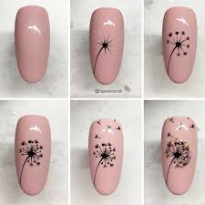 16 Three Step Easy Nail Designs And Tutorials You Will Absolutely Love Nail Art Designs Diy Dandelion Nail Art Simple Nails