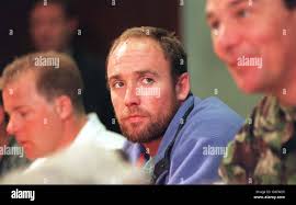 Team leader captain justin featherstone co lt col mark rayner hi-res stock  photography and images