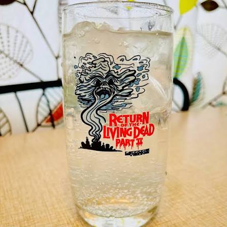 RETURN OF THE LIVING DEAD II "THE DEAD BITE" 14 OZ TERROR-VISION  COLLECTOR'S GLASS | The Black Lagoon Room