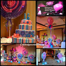 Candy themed sweet 16 decorations. Celebrity Event Decor Llc Candy Theme Decorations Sweet 16 Birthday Party Candy Decorations Party