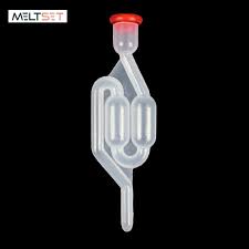 One Way Wine Airlock Beer Brewing Fermentation Check Valve Plastic Air Lock Water Seal Home Winemaking Exhaust Valve Ferme Beer Brewing Winemaking Fermentation