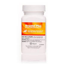 Drontal Plus 136mg For Large Dogs 45 Lbs Greater 30 Tablets