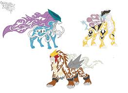 Shiny pokémon are special pokémon that have a different look to normal pokémon. Three Legendary Dogs Of Pokemon Google Search Tribal Pokemon Pokemon Pokemon Tattoo