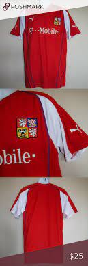 Puma Czech Republic T Mobile Soccer Jersey In 2020 Soccer Jersey Puma Shirts Puma