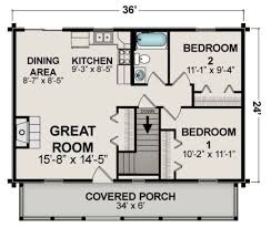 The best small house floor plans under 1000 sq ft. Ranch Home Plan 864 Sq Ft 1 8 1 4 Scale Floor Plan Style Open Concept Porch Small Cottage Plans Garage House Plans Cabin Floor Plans