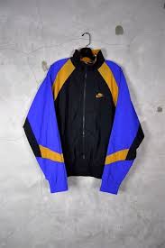 Black And Gold Nike Jacket Unavailable Listing On Etsy Nike Windbreaker Vintage Windbreaker Vintage Jacket