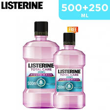 With up to 2.4x the fluoride uptake than act mouthwash brand**, this fluoride oral rinse formula helps prevent. Buy Listerine Total Care Zero Mouthwash 500 Ml 250 Ml Free ØªÙˆØµÙŠÙ„ Taw9eel Com
