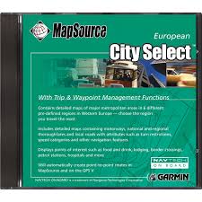 See the owner's manual for your mapping software for more information about unlocking maps. Garmin City Select Europe Cd V5 00