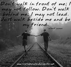 Don T Walk In Front Of Me I May Not Follow Albert Camus Life Thoughts Pretty Words Inspirational Quotes