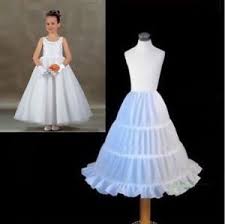 The Little Girl S 3 Hoop Wedding Dress Petticoat Slip Skirt 6 To 10 Years Old Girls Petticoat Girls Ball Gown Girls Petticoats