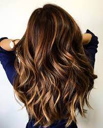 Long Brown Hair With Caramel Highlights Hair Styles Long Hair Styles Balayage Hair