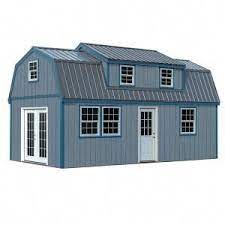 Lakewood 12 Ft X 24 Ft Wood Storage Shed Kit Without Floor Lwood1224 The Home Depot Wood Storage Sheds Storage Shed Kits Shed Storage