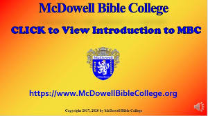 Students who complete the doctor of christian evangelism (dce) degree are permitted to enroll in united states christian university www.uschristianu.net. Mcdowell Bible College
