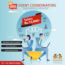 We Are Hiring Event Coordinators If You Are Smart Having Good Communication And Interested In Event Coordinator Then This Is The Right Job For You S