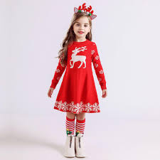 Buy Baby Girl Kids Christmas Dress Red Long Sleeve Knit Sweater Children Clothes At Affordable Prices Free Shipping Real Reviews With Photos Joom