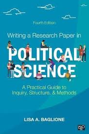 Writing A Research Paper In Political Science Lisa A Baglione 9781506367422