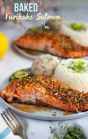 Furikake Salmon Recipe Recipe Baked Salmon Recipes Recipes Cooking Salmon