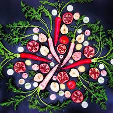 Food Art With Vegetables Les Mosaiques De Fruits Et Legumes De Amber Fruits Et Legumes Art Alimentaire Manger Vegetarien