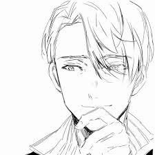 Yuri On Ice Coloring Pages Luxury Viktor Nikiforov Yuri On Ice Yuri On Ice Pinterest In 2020 Yuri On Ice Yuri Ice Drawing