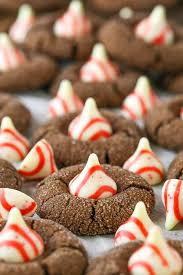 Try this easy hot cocoa cookie recipe with a marshmallow baked on top. Easy Peppermint Chocolate Thumbprint Cookies Recipe For Christmas