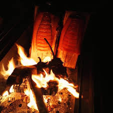 Flammlachs Flammlachs Flammen Lachs