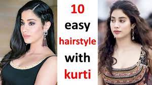 10 New Hairstyles For Kurti Open Hairstyles Cute Hairstyles Beautiful Hairstyles Hairstyle Youtube
